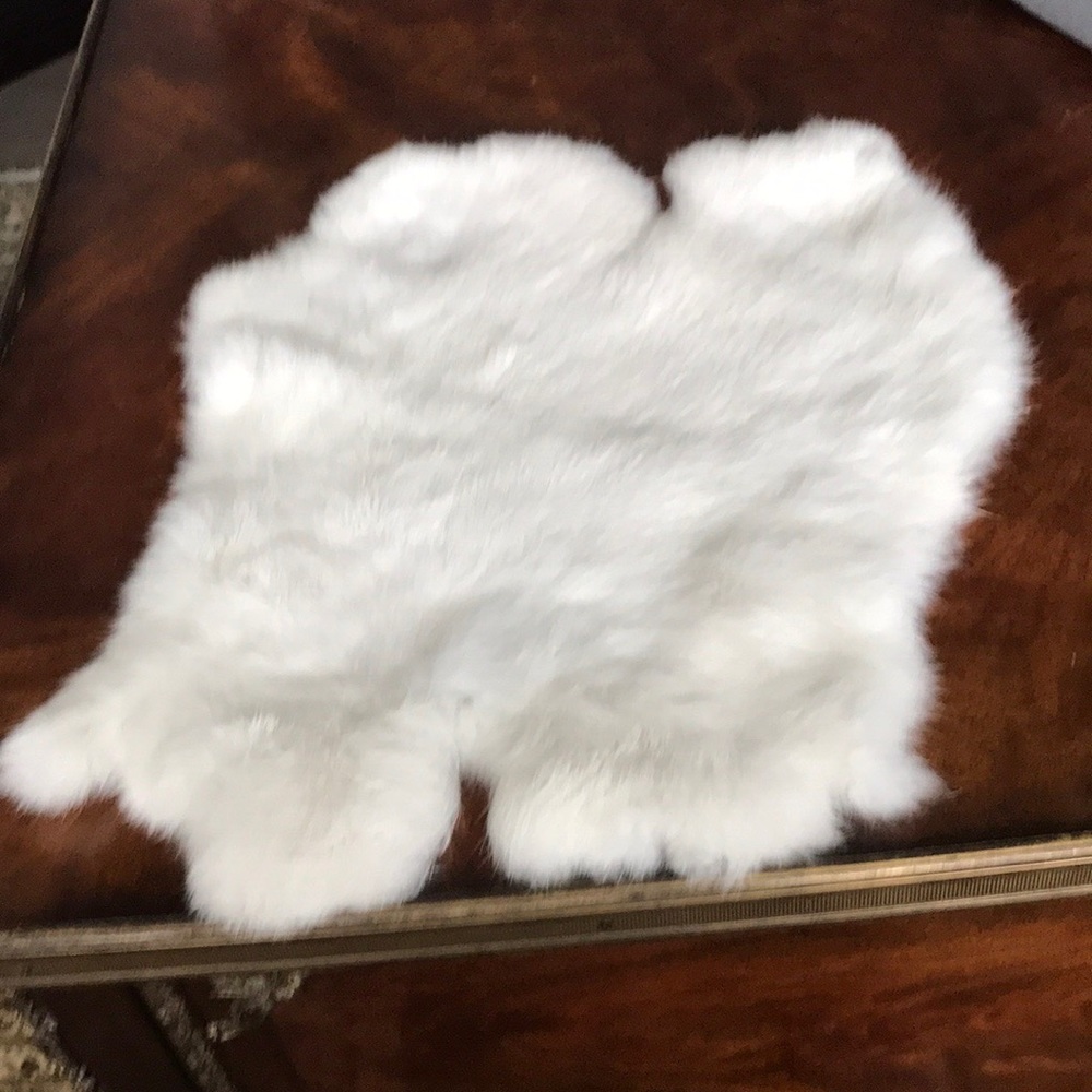 Natural rabbit fur